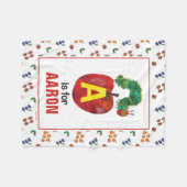 Eric Carle | A is For Apple Fleecedecke (Vorderseite (Horizontal))