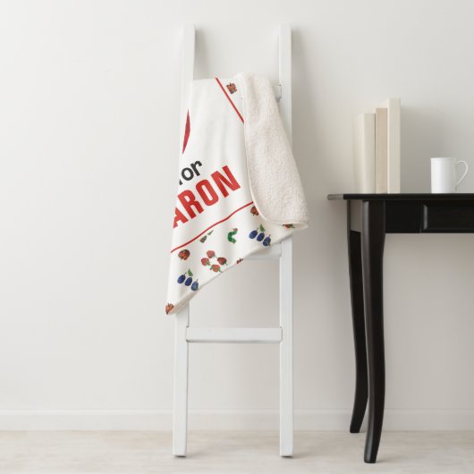 Eric Carle | A is For Apple Sherpadecke (Beispiel)