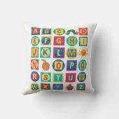 Eric Carle | Alphabet Blocks Pattern Kissen (Rückseite)