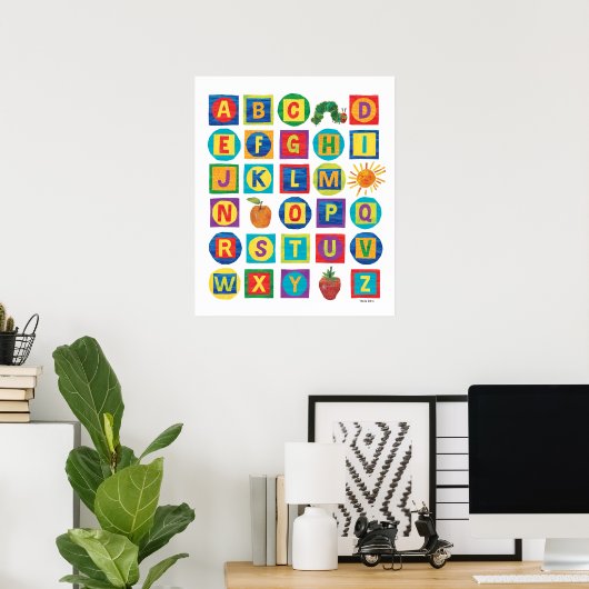Eric Carle | Alphabet Blocks Pattern Poster (Heimbüro)