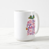 Eric Carle | Alphabet Butterfly Pattern Kaffeetasse (VorderseiteRechts)