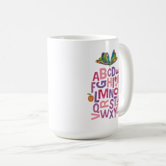 Eric Carle | Alphabet Butterfly Pattern Kaffeetasse (VorderseiteRechts)