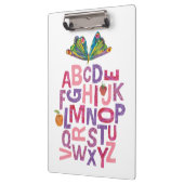 Eric Carle | Alphabet Butterfly Pattern Klemmbrett (Links)