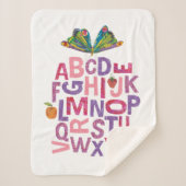 Eric Carle | Alphabet Butterfly Pattern Sherpadecke (Vorderseite)