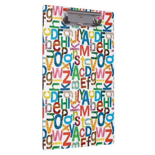 Eric Carle | Alphabet Muster Buchstaben Klemmbrett (Rechts)