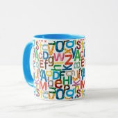 Eric Carle | Alphabet Muster Buchstaben Tasse (Vorderseite Links)