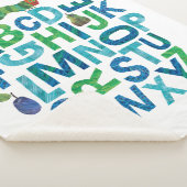 Eric Carle | Alphabet Raupe Buchstaben Muster Sherpadecke (3/4)