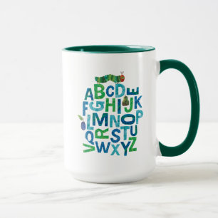 Eric Carle   Alphabet Raupe Buchstaben Muster Tasse