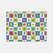 Eric Carle | B ist für Bear Fleecedecke (Vorderseite (Horizontal))