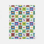 Eric Carle | B ist für Bear Fleecedecke (Vorderseite)