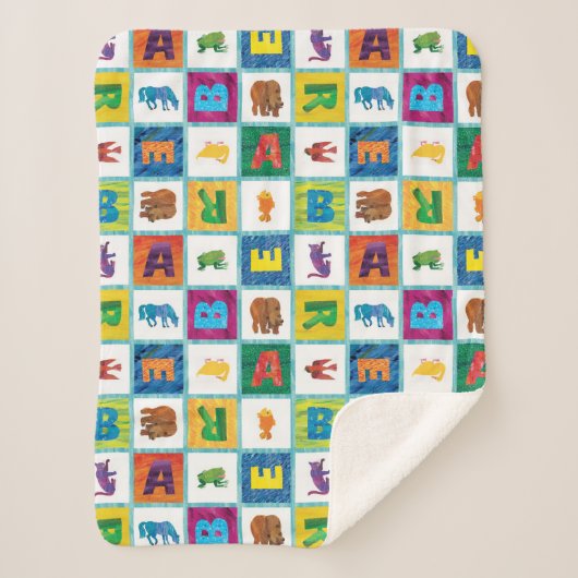 Eric Carle | B ist für Bear Sherpadecke (Vorderseite)