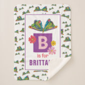 Eric Carle | B ist für Butterfly Sherpadecke (Vorderseite)