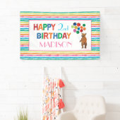 Eric Carle | Beary Rainbow Birthday Banner (Insitu)