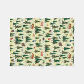 Eric Carle | Bereit für das Muster "Forest Fun" Fleecedecke (Vorderseite (Horizontal))