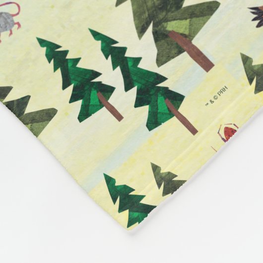 Eric Carle | Bereit für das Muster "Forest Fun" Fleecedecke (Ecke)