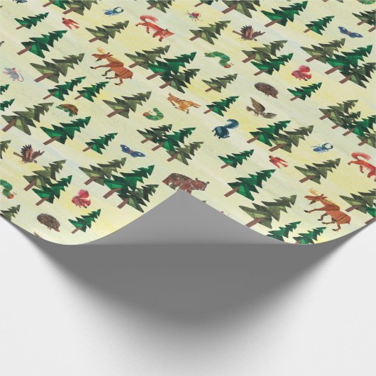 Eric Carle | Bereit für das Muster "Forest Fun" Geschenkpapier (Ecke)