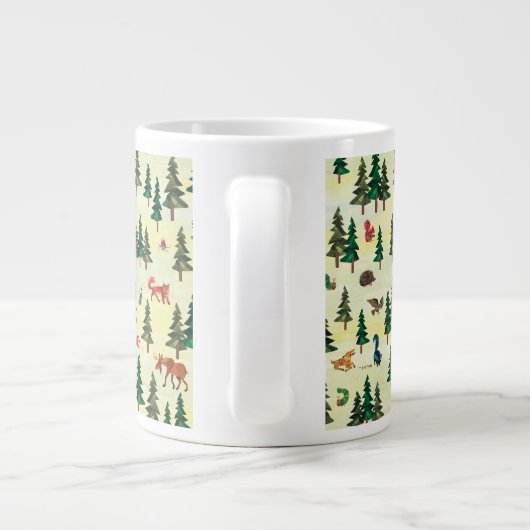 Eric Carle | Bereit für das Muster "Forest Fun" Jumbo-Tasse (Rückseite)