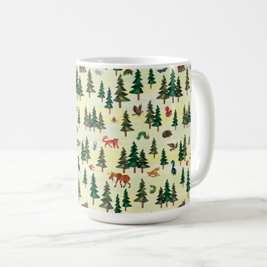 Eric Carle | Bereit für das Muster "Forest Fun" Kaffeetasse (VorderseiteRechts)