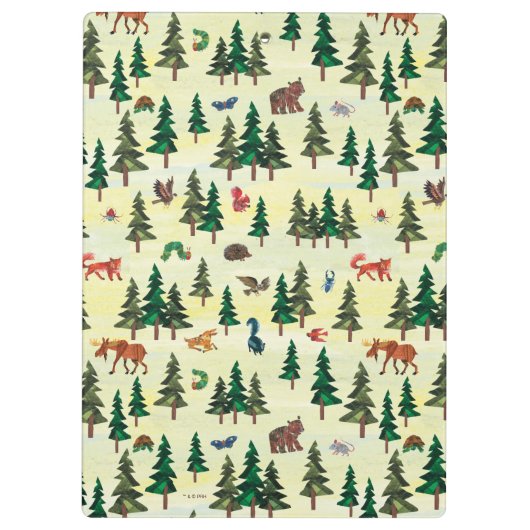 Eric Carle | Bereit für das Muster "Forest Fun" Klemmbrett (Rückseite)