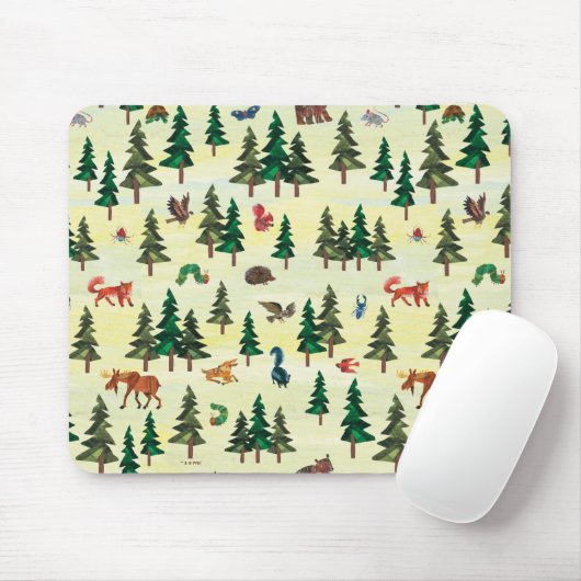 Eric Carle | Bereit für das Muster "Forest Fun" Mousepad (Mit Mouse)