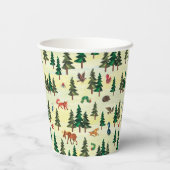 Eric Carle | Bereit für das Muster "Forest Fun" Pappbecher (Rückseite)