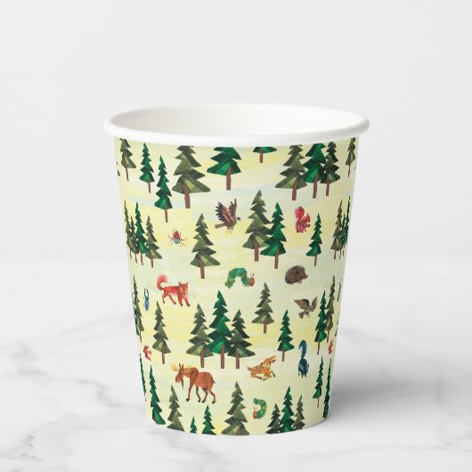 Eric Carle | Bereit für das Muster "Forest Fun" Pappbecher (Rückseite)