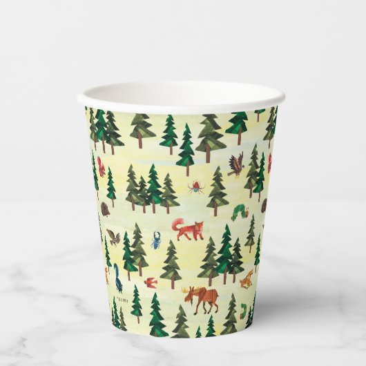 Eric Carle | Bereit für das Muster "Forest Fun" Pappbecher (Vorderseite)