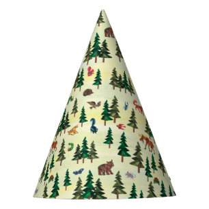 Eric Carle   Bereit für das Muster "Forest Fun" Partyhütchen