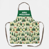 Eric Carle | Bereit für das Muster "Forest Fun" Schürze (Vorderseite)