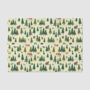 Eric Carle   Bereit für das Muster "Forest Fun" Seidenpapier