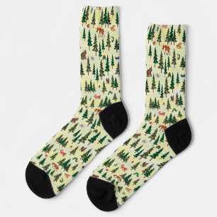 Eric Carle Bereit für das Muster "Forest Fun" Socken
