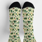 Eric Carle | Bereit für das Muster "Forest Fun" Socken (Oben)