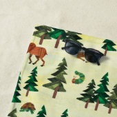 Eric Carle | Bereit für das Muster "Forest Fun" Strandtuch (Beispiel)