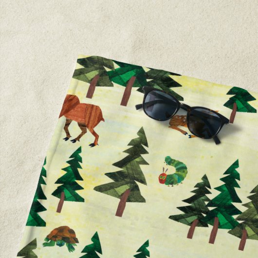 Eric Carle | Bereit für das Muster "Forest Fun" Strandtuch (Beispiel)