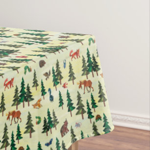 Eric Carle   Bereit für das Muster "Forest Fun" Tischdecke