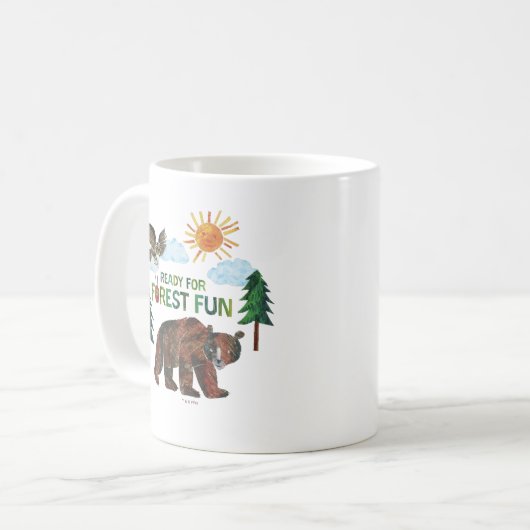 Eric Carle | Bereit für Waldspass Kaffeetasse (Vorderseite Links)