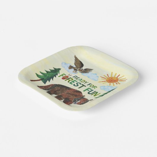 Eric Carle | Bereit für Waldspass Pappteller (Gewinkelt)