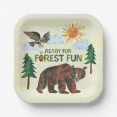 Eric Carle | Bereit für Waldspass Pappteller (Vorderseite)