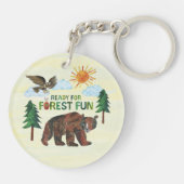 Eric Carle | Bereit für Waldspass Schlüsselanhänger (Rückseite)