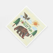 Eric Carle | Bereit für Waldspass Serviette (Ecke)