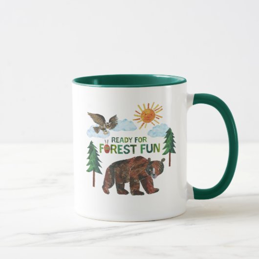 Eric Carle | Bereit für Waldspass Tasse (Rechts)