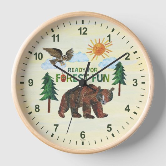 Eric Carle | Bereit für Waldspass Uhr (Vorderseite)