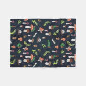 Eric Carle | Bug und Pilzmuster Fleecedecke (Vorderseite (Horizontal))
