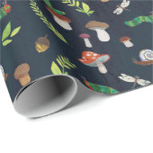 Eric Carle | Bug und Pilzmuster Geschenkpapier (Rolleneckpunkt)