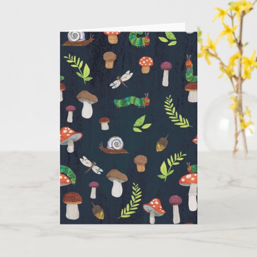 Eric Carle | Bug und Pilzmuster Karte (Gelbe Blume)