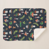 Eric Carle | Bug und Pilzmuster Sherpadecke (Vorderseite (Horizontal))