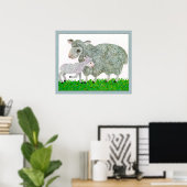 Eric Carle -  carleeric-sheep-sj-artfond Poster (Heimbüro)
