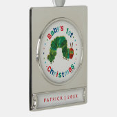 Eric Carle Christmas Raupe Banner-Ornament Silber (Rechts)