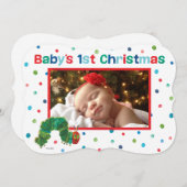 Eric Carle Christmas Raupe Feiertagskarte (Vorne/Hinten)