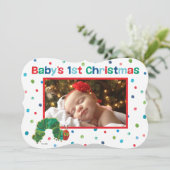 Eric Carle Christmas Raupe Feiertagskarte (Stehend Vorderseite)